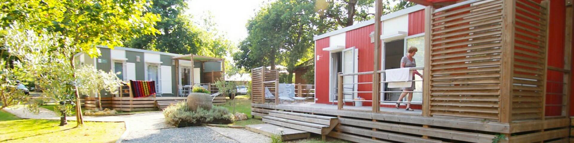 Zicht op trendy mobile homes - ©PW Photographie - FDHPA17